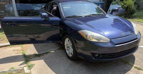 Blue 2008 Hyundai Tiburon GS