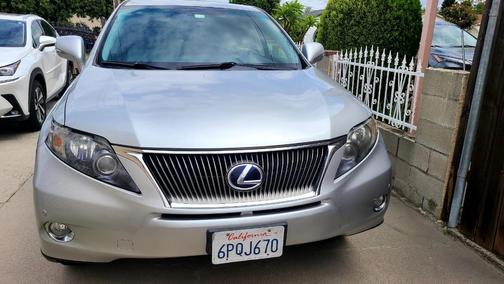 Silver 2011 Lexus RX 450h Base