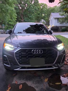 Gray 2022 Audi Q5 45 S line Premium Plus