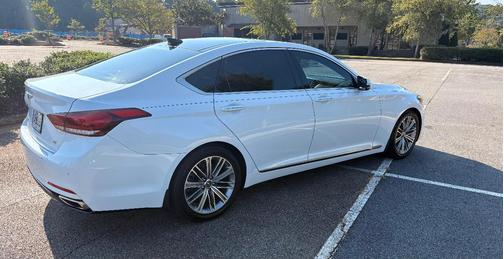 White 2018 Genesis G80 3.8