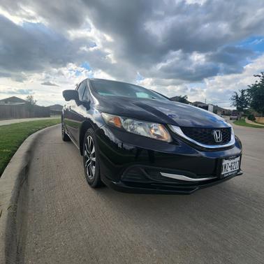 Black 2014 Honda Civic EX