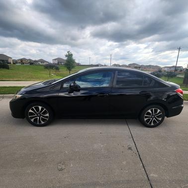 Black 2014 Honda Civic EX