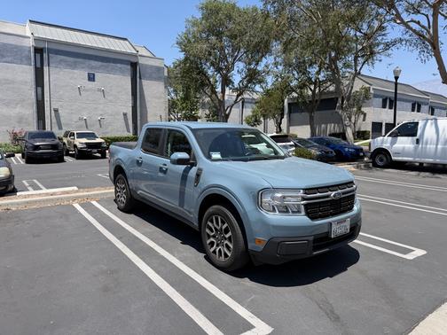 Blue 2023 Ford Maverick Lariat
