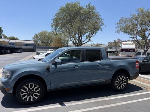Blue 2023 Ford Maverick Lariat