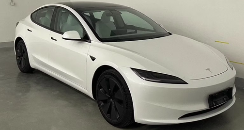 White 2025 Tesla Model 3 Long Range RWD