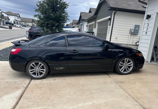 Black 2008 Honda Civic Si