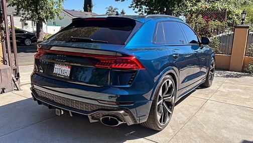 Blue 2021 Audi RS Q8 4.0T