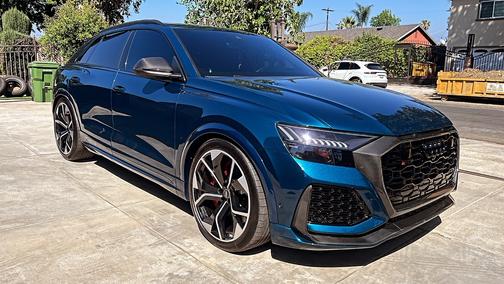Blue 2021 Audi RS Q8 4.0T