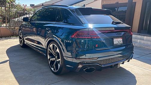 Blue 2021 Audi RS Q8 4.0T