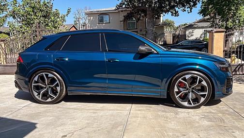 Blue 2021 Audi RS Q8 4.0T