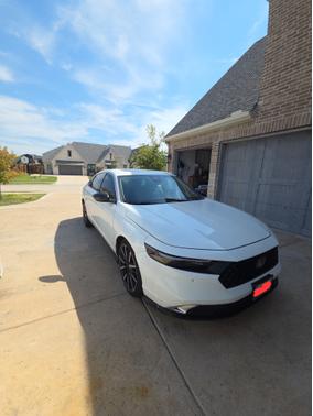 White 2024 Honda Accord Hybrid Touring