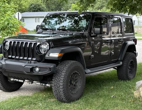 Gray 2021 Jeep Wrangler Unlimited Willys