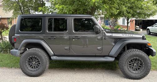 Gray 2021 Jeep Wrangler Unlimited Willys