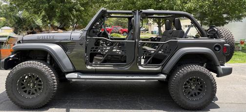 Gray 2021 Jeep Wrangler Unlimited Willys