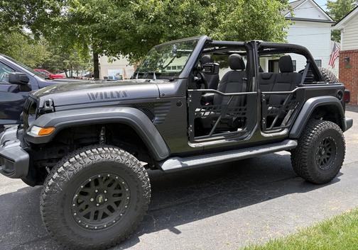 Gray 2021 Jeep Wrangler Unlimited Willys