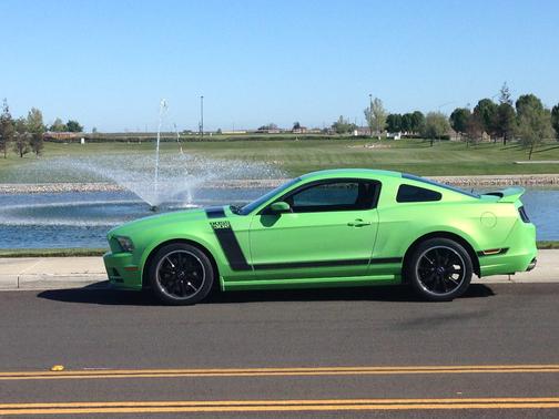 Green 2013 Ford Mustang Boss 302