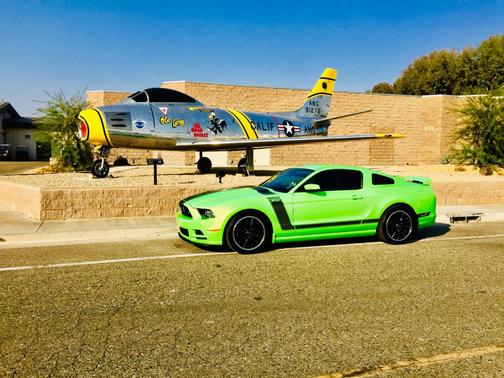 Green 2013 Ford Mustang Boss 302