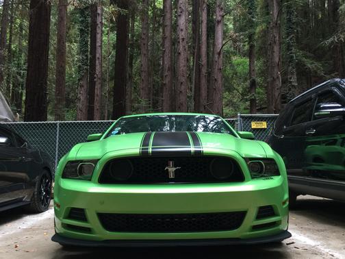 Green 2013 Ford Mustang Boss 302