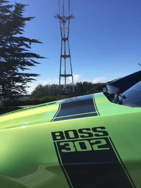 Green 2013 Ford Mustang Boss 302