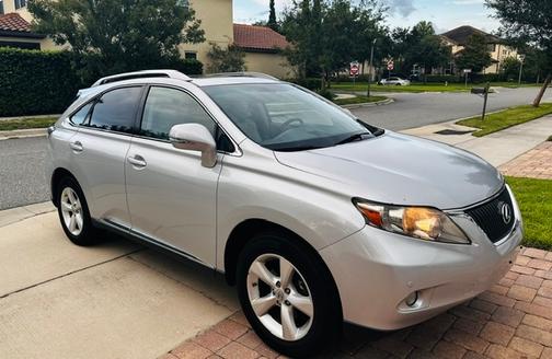 Silver 2010 Lexus RX 350 Base