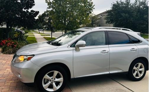 Silver 2010 Lexus RX 350 Base