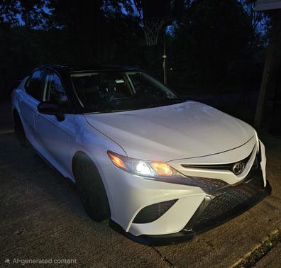 White 2023 Toyota Camry TRD V6