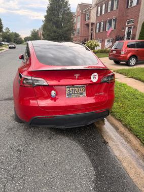 Red 2022 Tesla Model Y Performance