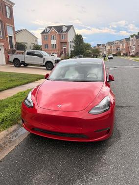 Red 2022 Tesla Model Y Performance