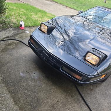 Black 1992 Chevrolet Corvette Base