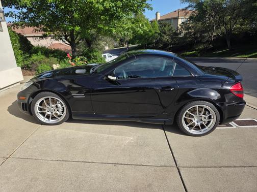 Black 2006 Mercedes-Benz SLK-Class SLK55 AMG Roadster