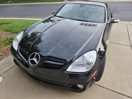 Black 2006 Mercedes-Benz SLK-Class SLK55 AMG Roadster
