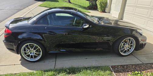 Black 2006 Mercedes-Benz SLK-Class SLK55 AMG Roadster