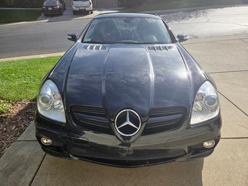 Black 2006 Mercedes-Benz SLK-Class SLK55 AMG Roadster