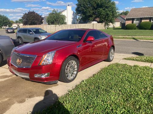 Red 2011 Cadillac CTS Premium