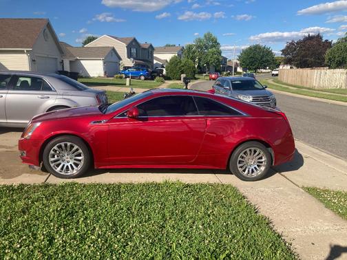 Red 2011 Cadillac CTS Premium