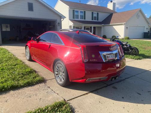 Red 2011 Cadillac CTS Premium