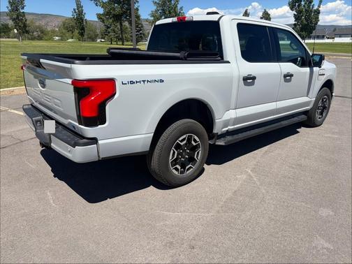 Gray 2023 Ford F-150 Lightning XLT