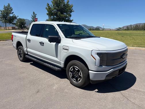 Gray 2023 Ford F-150 Lightning XLT