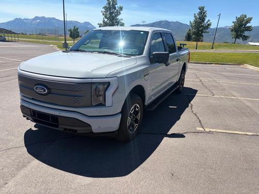 Gray 2023 Ford F-150 Lightning XLT