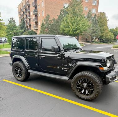 Black 2019 Jeep Wrangler Unlimited Sahara