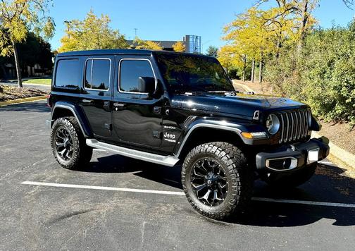 Black 2019 Jeep Wrangler Unlimited Sahara