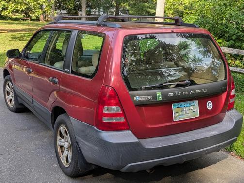 Red 2003 Subaru Forester 2.5 X