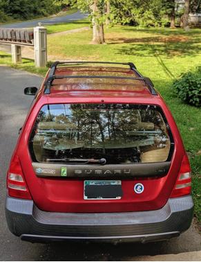 Red 2003 Subaru Forester 2.5 X