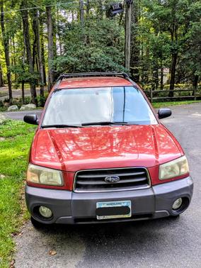 Red 2003 Subaru Forester 2.5 X