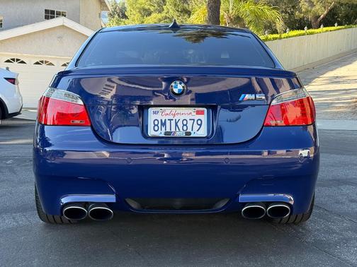 Blue 2007 BMW M5 Base