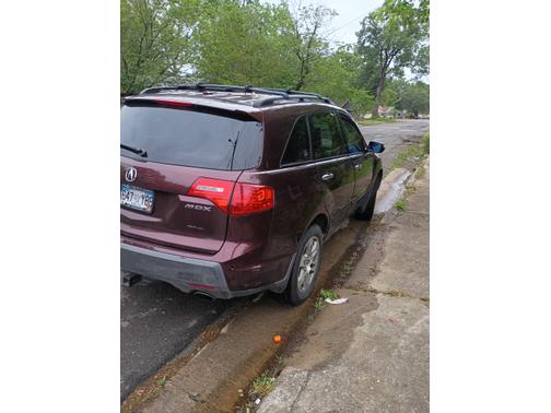 Red 2007 Acura MDX Base