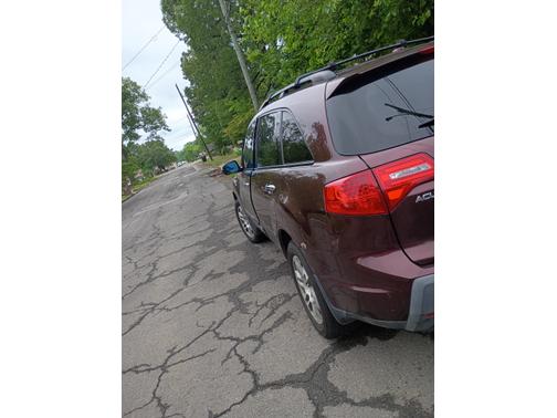 Red 2007 Acura MDX Base