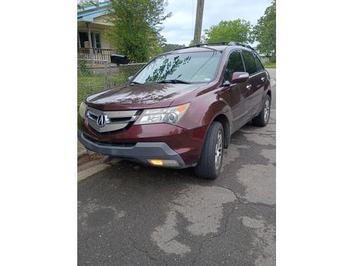 Red 2007 Acura MDX Base
