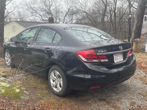 Black 2015 Honda Civic LX