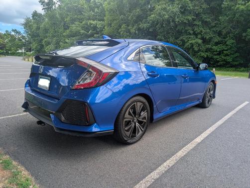 Blue 2017 Honda Civic EX